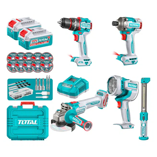 Kit 5 Herramientas 20V con Accesorios