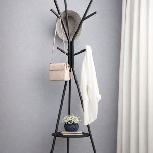 PERCHERO CON ESTANTE