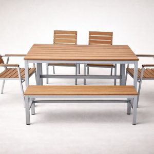 JUEGO DE COMEDOR TIPO CAMPING