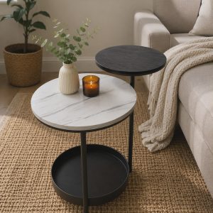 MESA CON ESTANTE PINELA